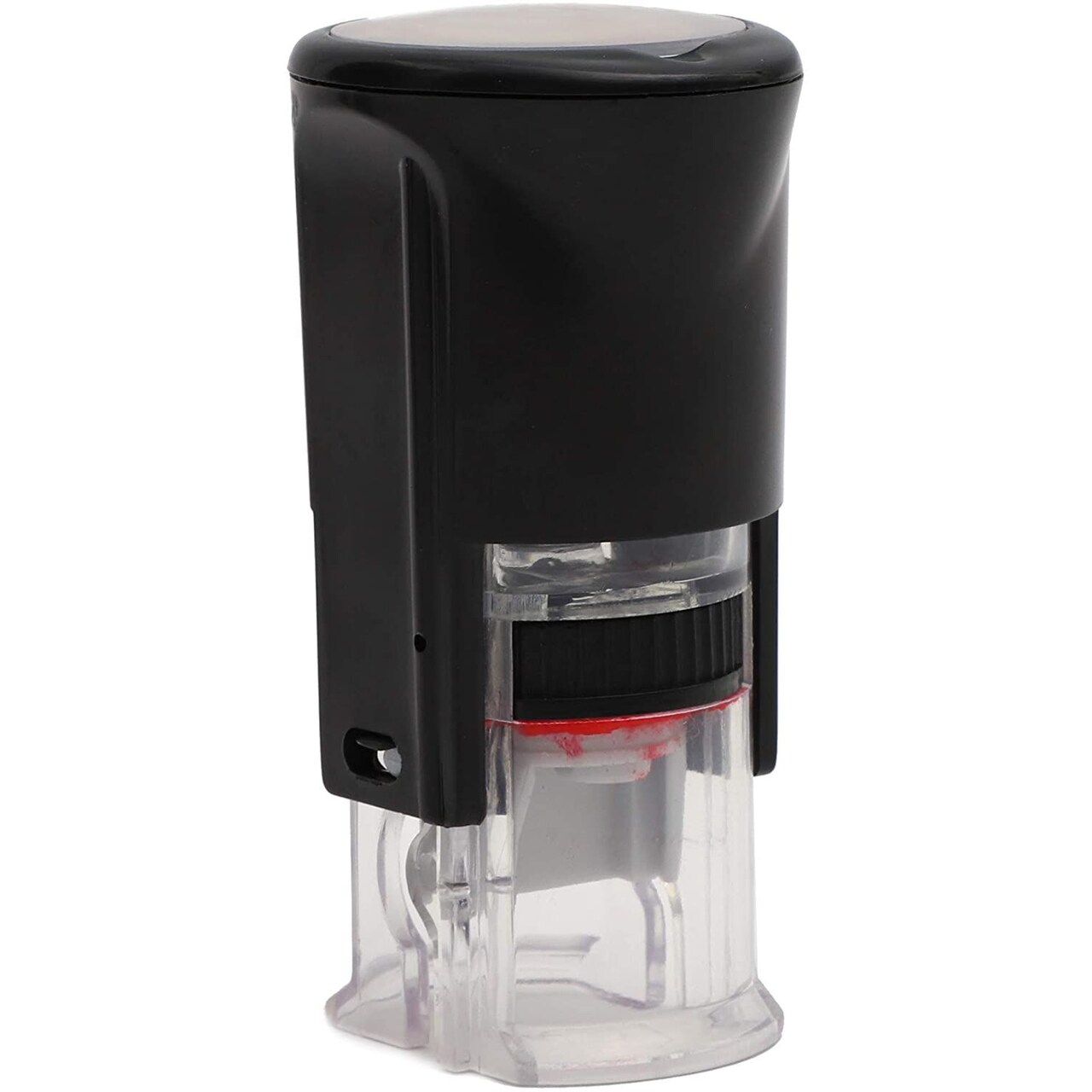 Juvale 3-Pack Self Inking Stamp Set for Teachers, Rubber Stamps for Classroom, Late, Incomplete, Name?, Red Ink, Grading Supplies, Round Teacher Stamp, Homework Stamps for Teachers